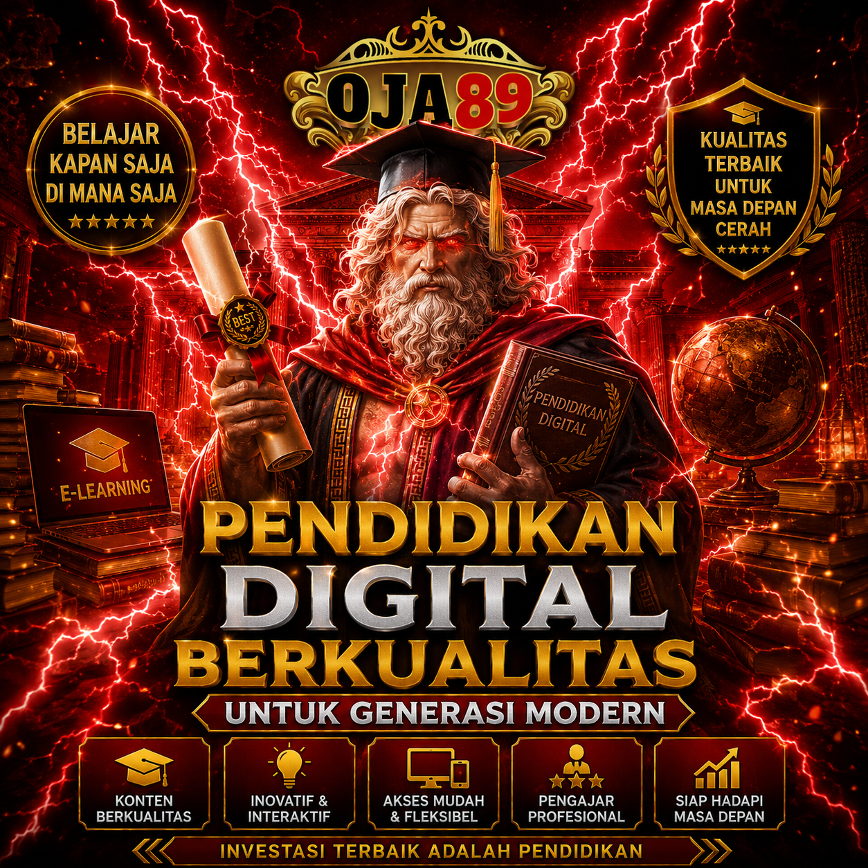 OJA89 Online School - Pendidikan Digital Berkualitas untuk Generasi Modern
