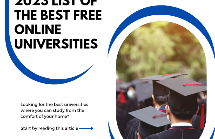List of the Best Free Online Universities