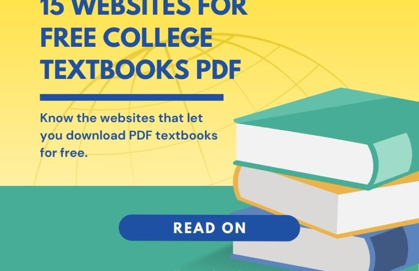 15 Websites for free college Textbooks PDF