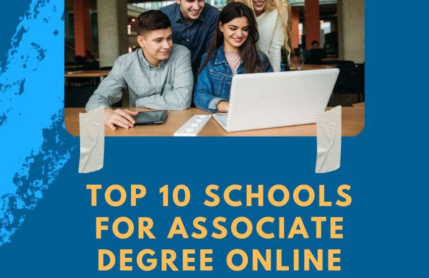 top 10 schools for associate degree online programs
