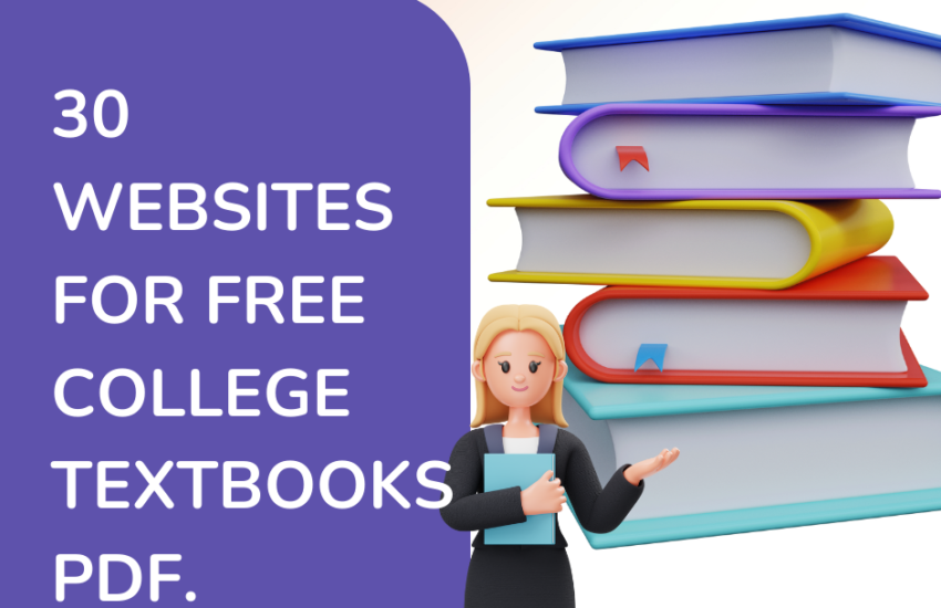 30 Websites for Free College Textbooks pdf